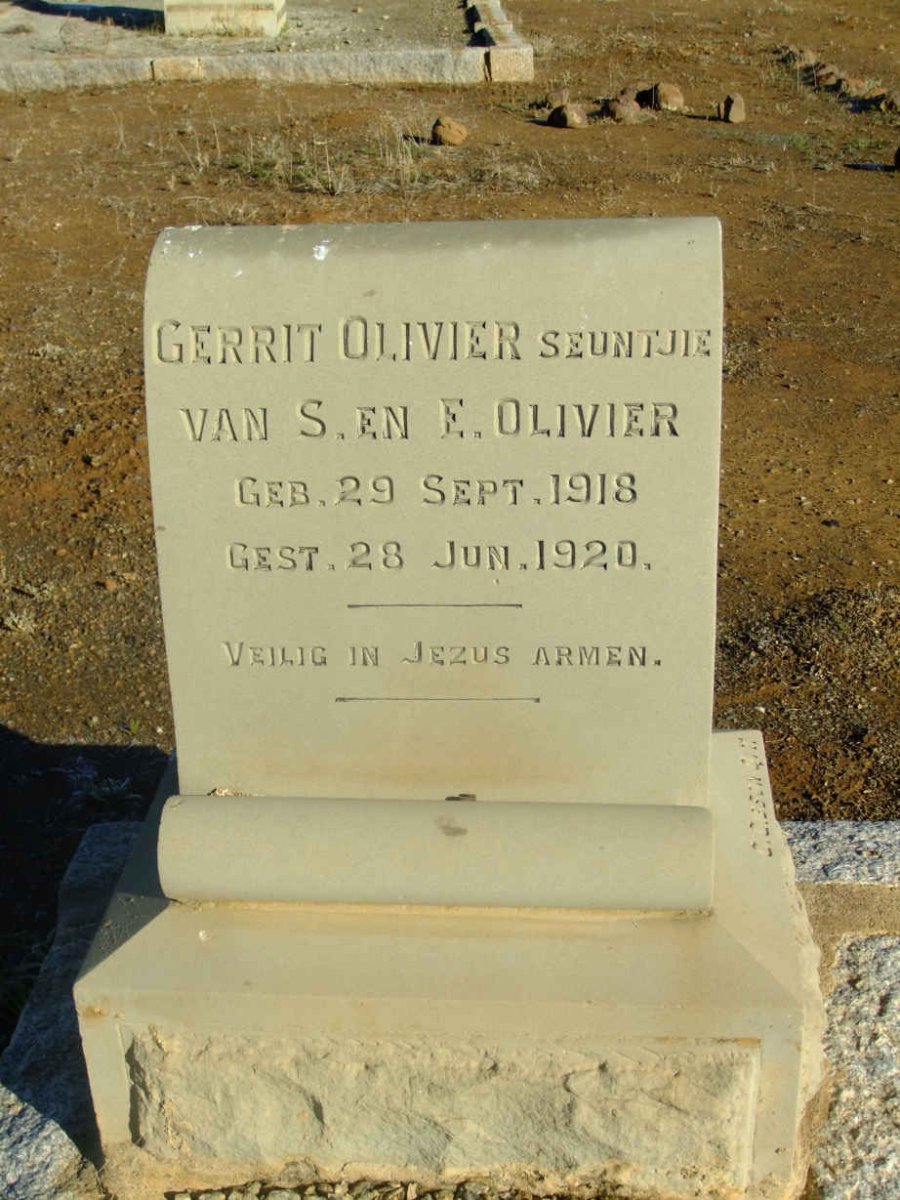 OLIVIER Gerrit 1918-1920