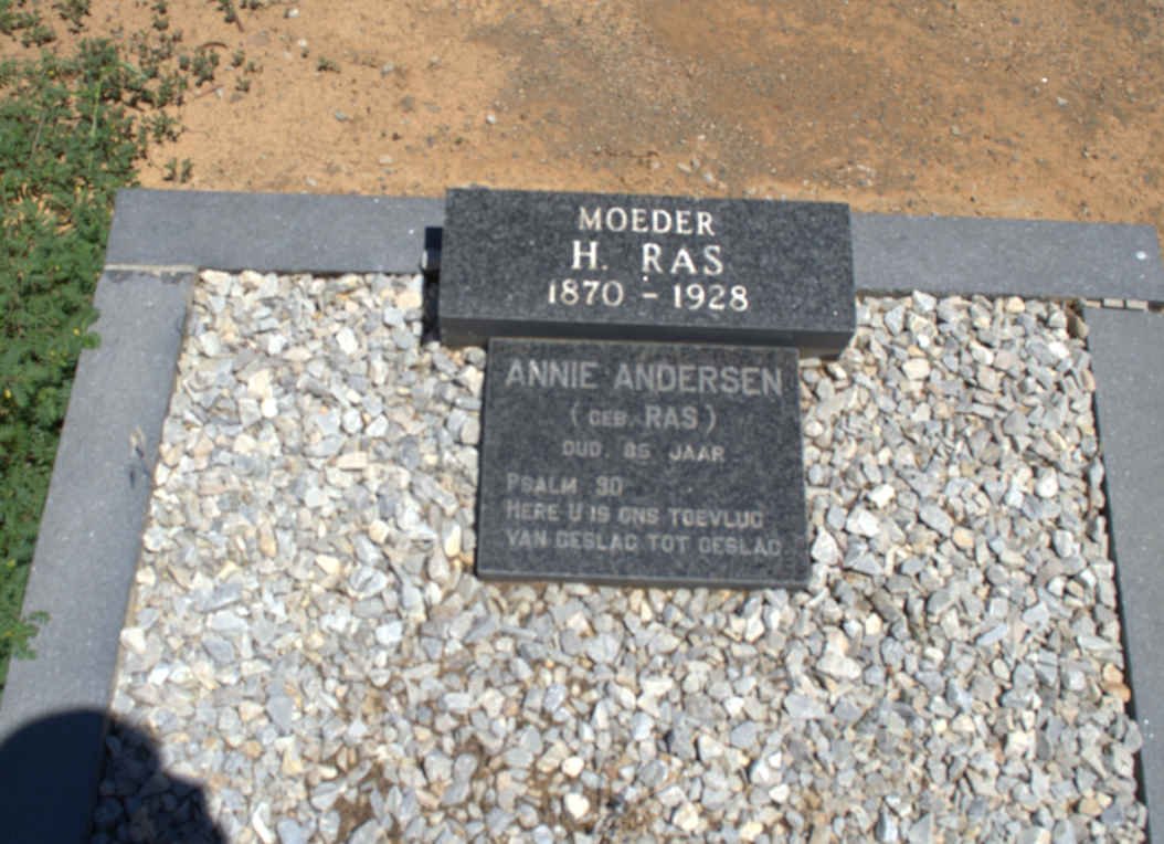 RAS H. 1870-1928 :: ANDERSEN Annie nee RAS