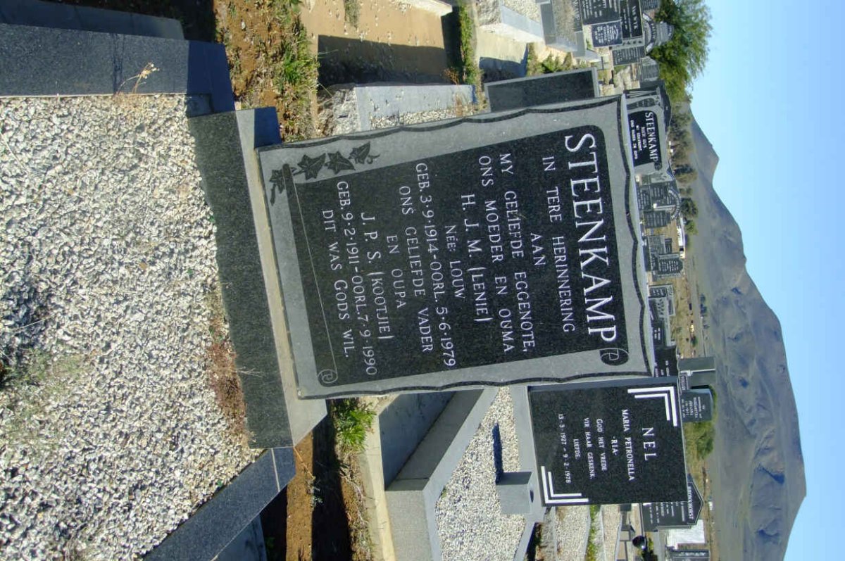 STEENKAMP J.P.S. 1911-1990 &amp; H.J.M. LOUW 1914-1979