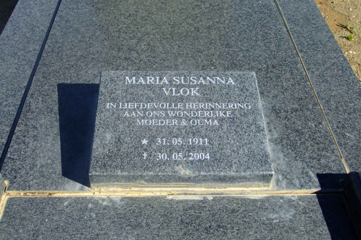 VLOK Maria Susanna 1911-2004