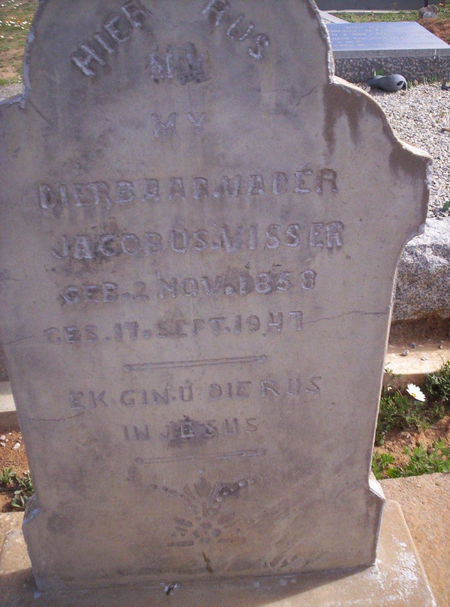 VISSER Jacobus 1858-1947