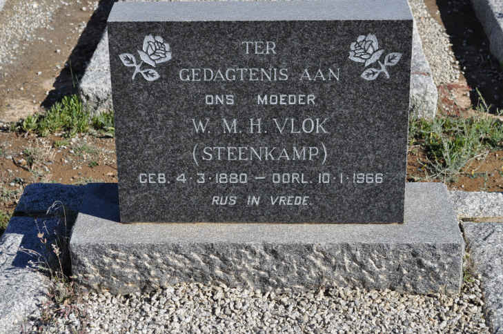 VLOK W.M.H. nee STEENKAMP 1880-1966