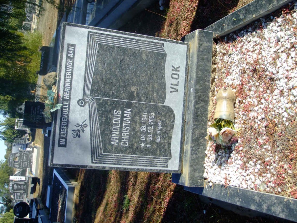 VLOK Arnoldus Christiaan 1941-2005