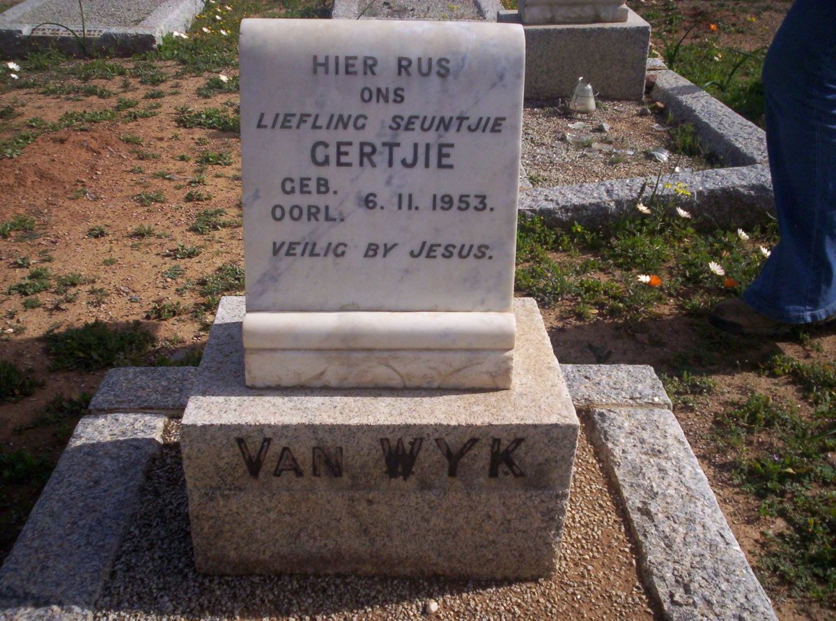 WYK Gertjie, van 1953-1953