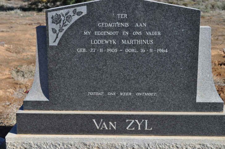 ZYL Lodewyk Marthinus, van 1905-1964