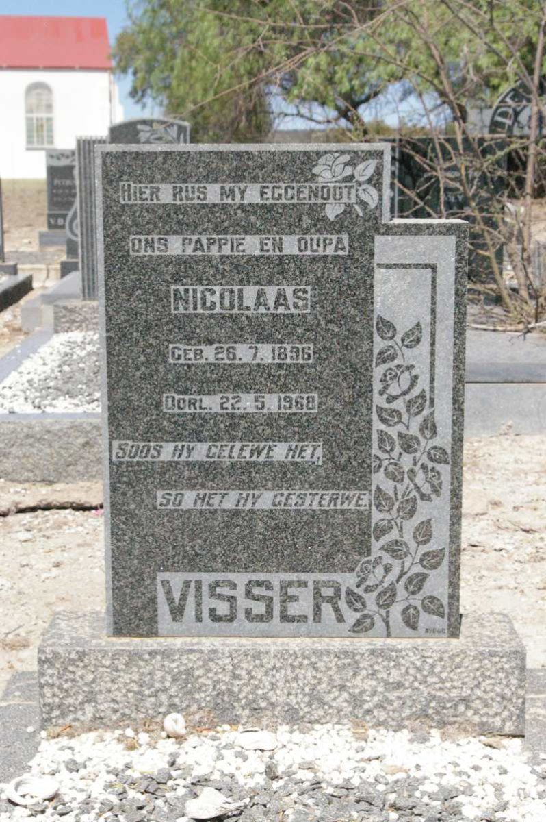 VISSER Nicolaas 1896-1968