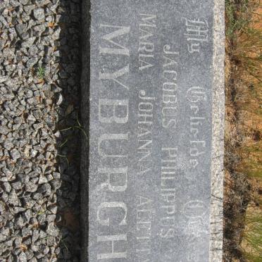 MYBURGH Jacobus Philippus __ Maria Johanna Aletta