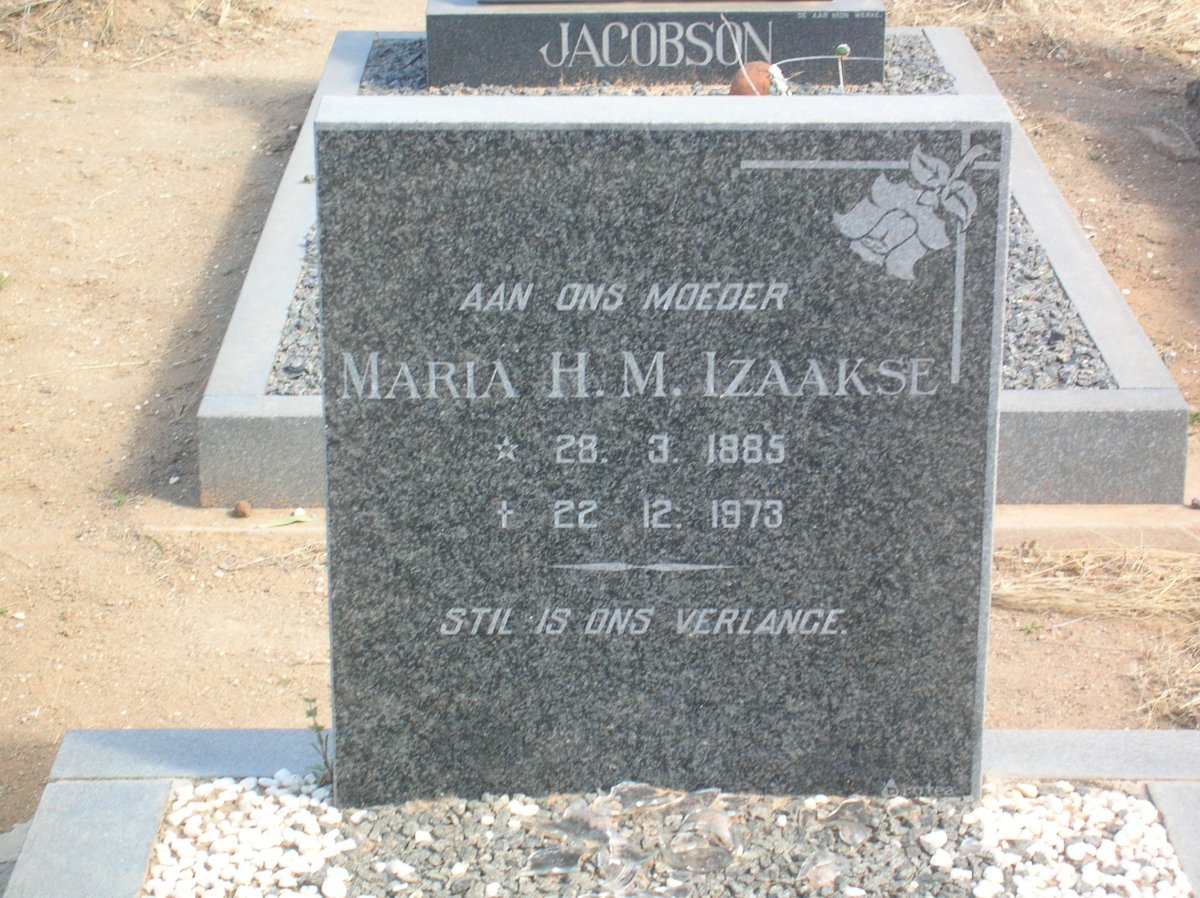 ISAAKSE Maria H.M. 1885-1973