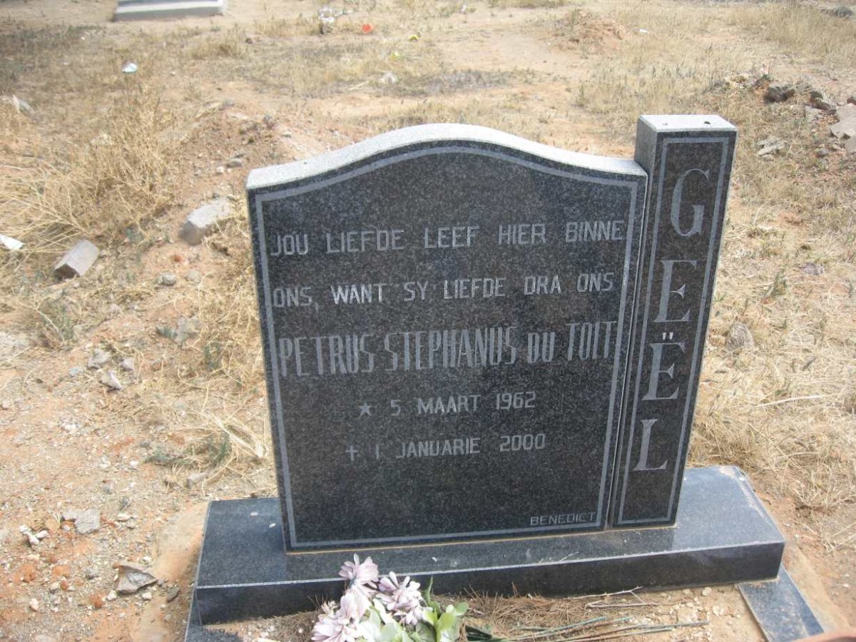 GEEL Petrus Stephanus du Toit 1962-2000