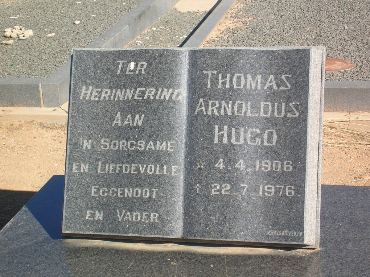 HUGO Thomas Arnoldus 1906-1976