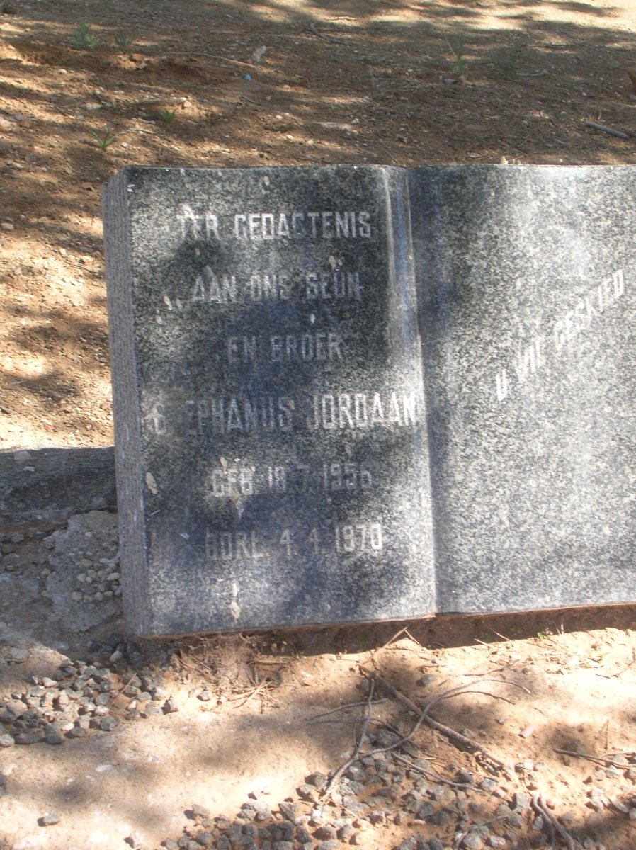 JORDAAN Stephanus 1956-1970