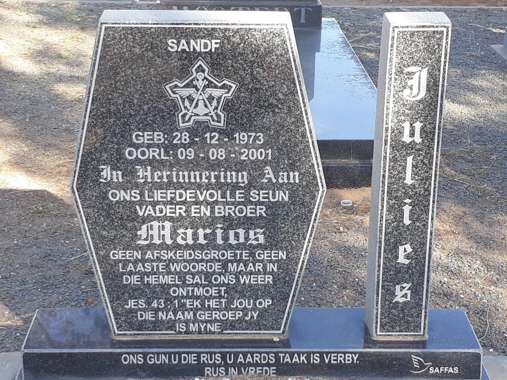 JULIES Marios 1973-2001