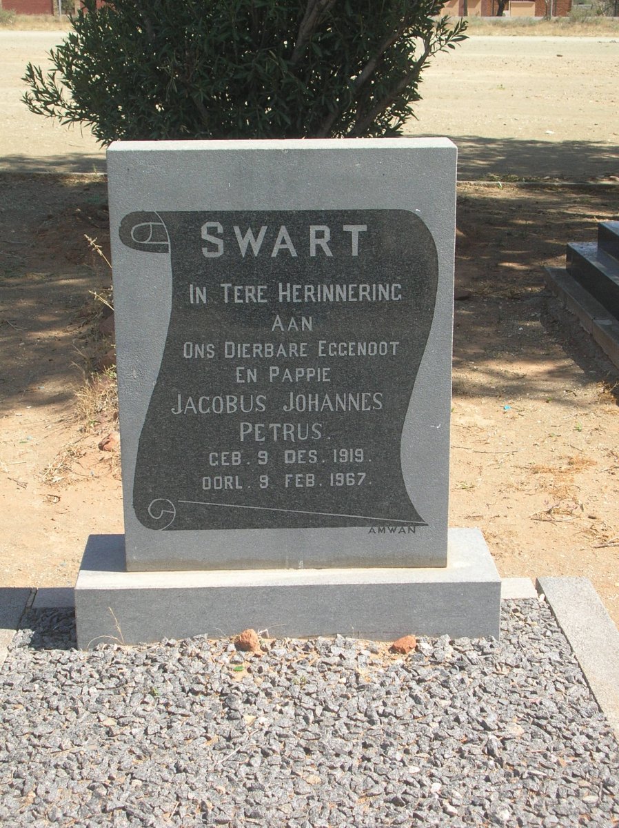 SWART Jacobus Johannes Petrus 1919-1967