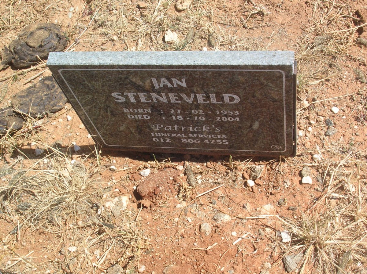STENEVELD Jan 1953-2004