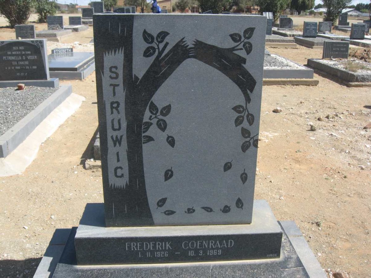 STRUWIG Frederik Coenraad 1926-1969