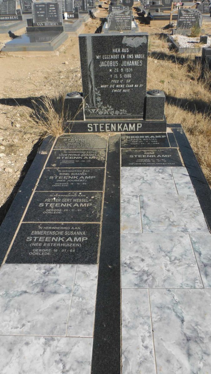 STEENKAMP Jacobus Johannes 1934-1980