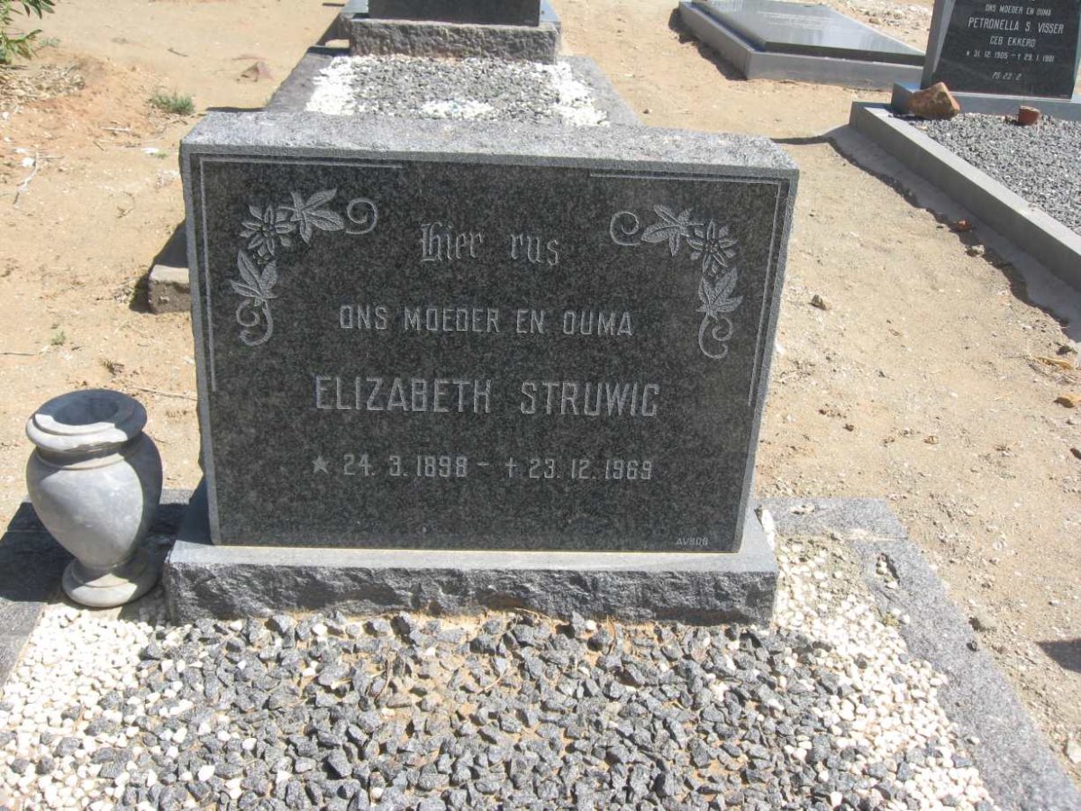 STRUWIG Elizabeth 1898-1969