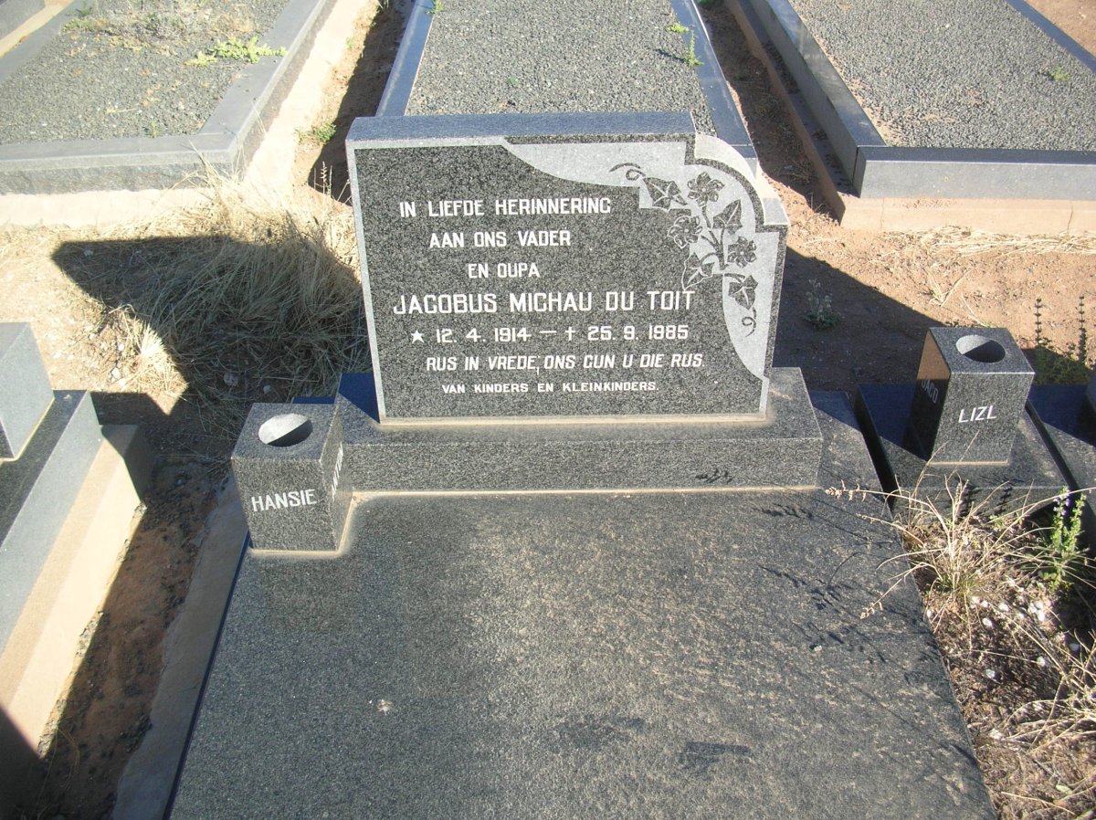 TOIT Jacobus Michau, du 1914-1985