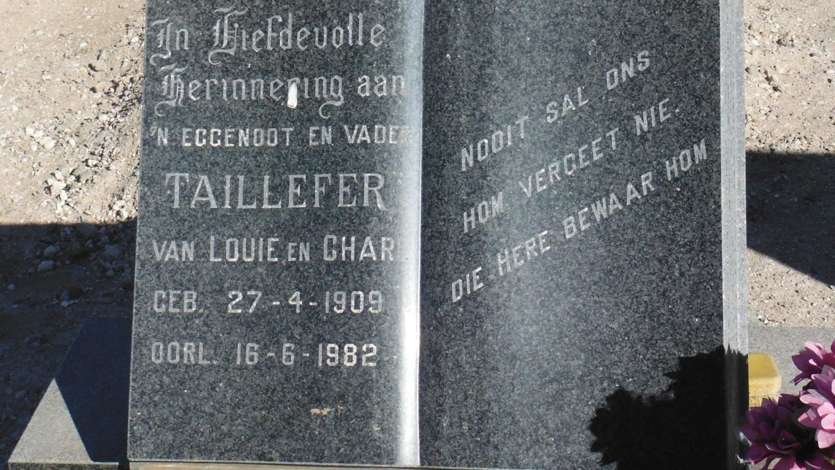TAILLEFER ? 1909-1982
