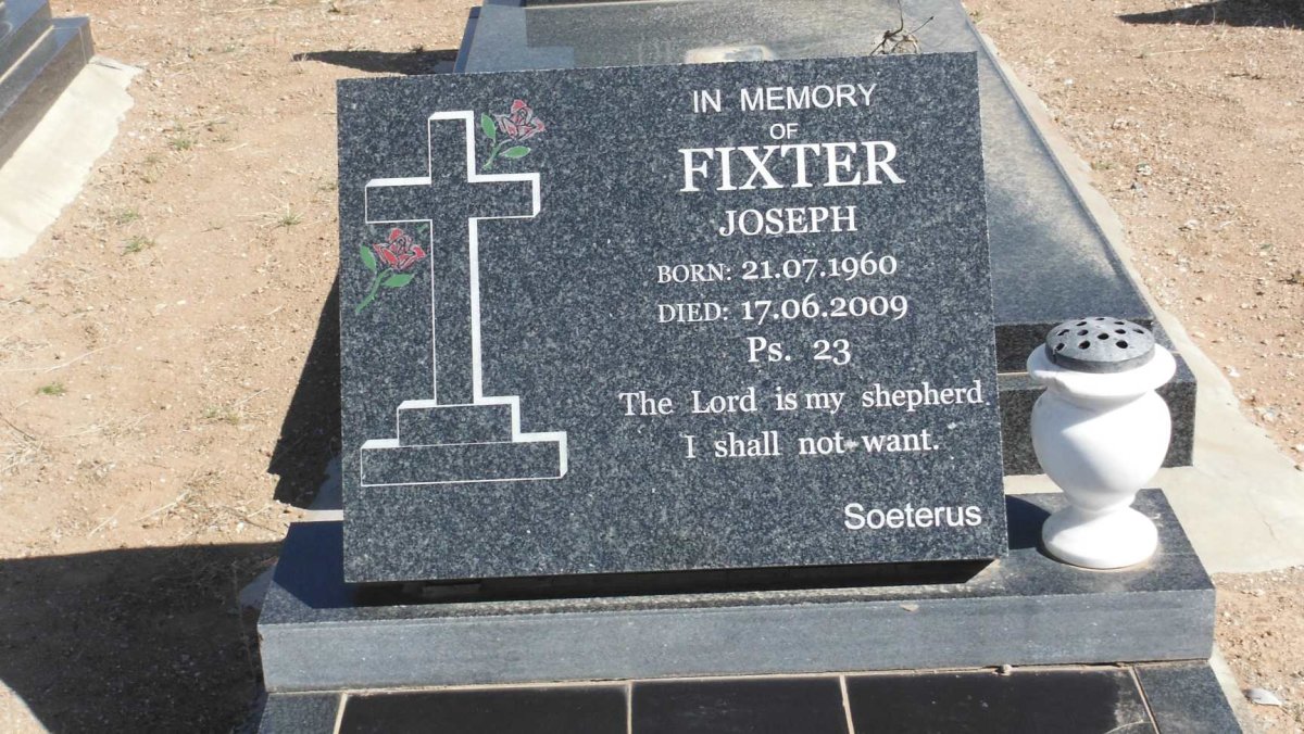 FIXTER Joseph 1960-2009