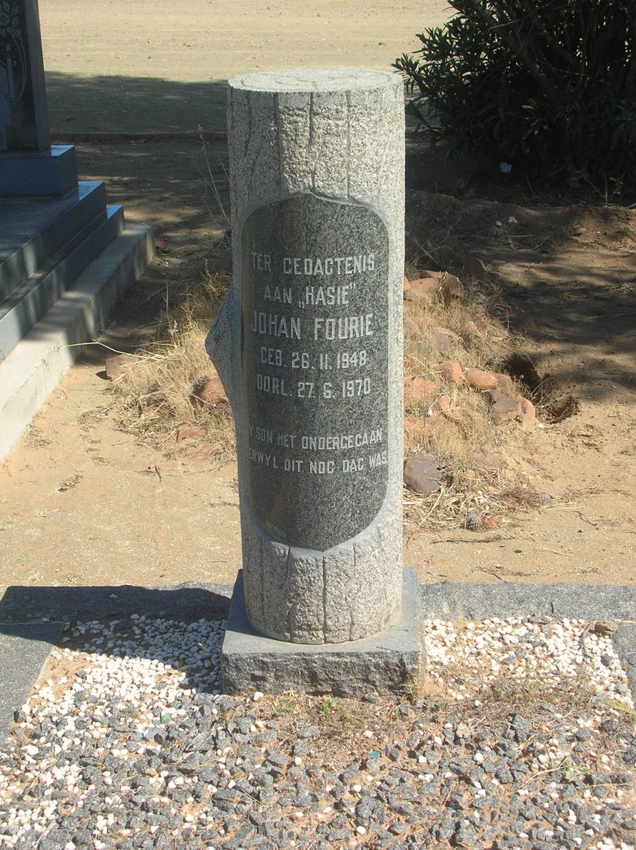 FOURIE Johan 1948-1970