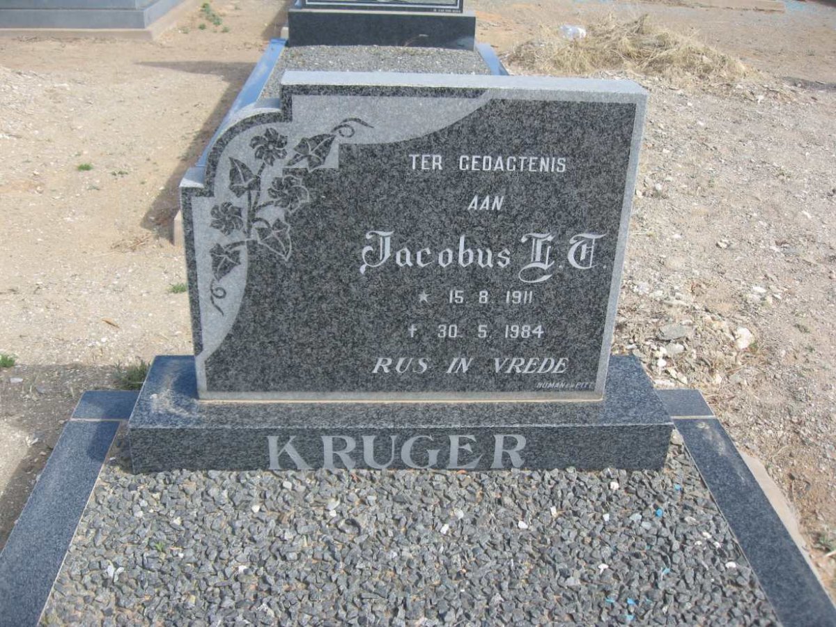 KRUGER Jacobus H.T. 1911-1984