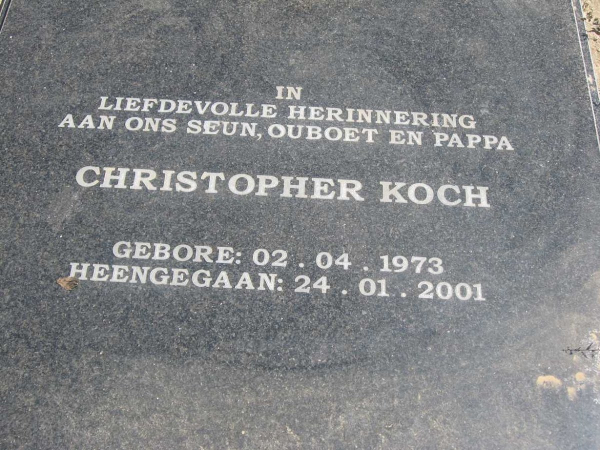 KOCH Christopher 1973-2001