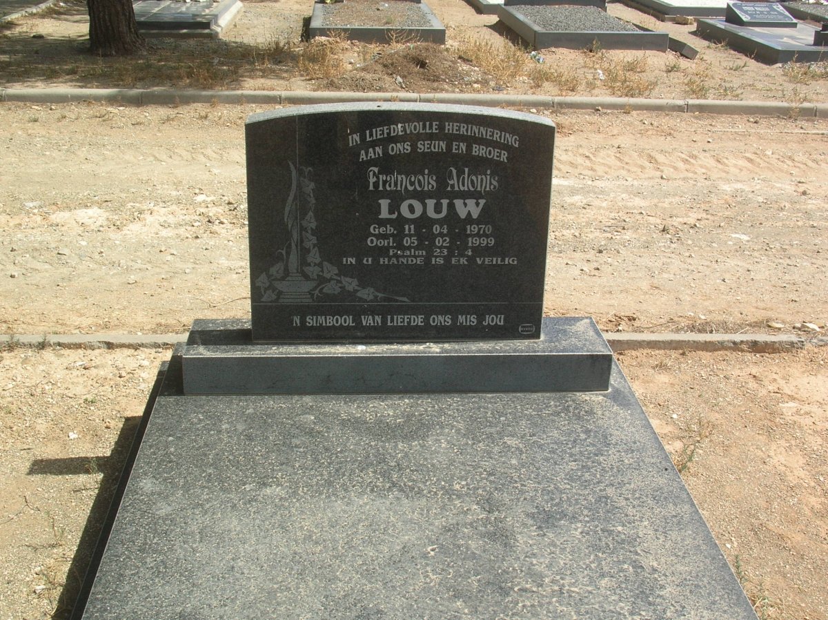 LOUW Francois Adonis 1970-1999