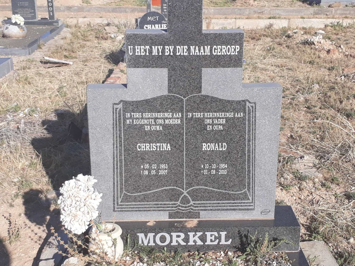 MORKEL Ronald 1954-2010 &amp; Christina 1953-2007