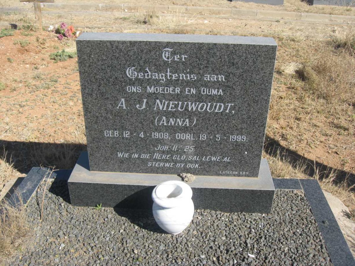 NIEUWOUDT A.J. 1908-1999