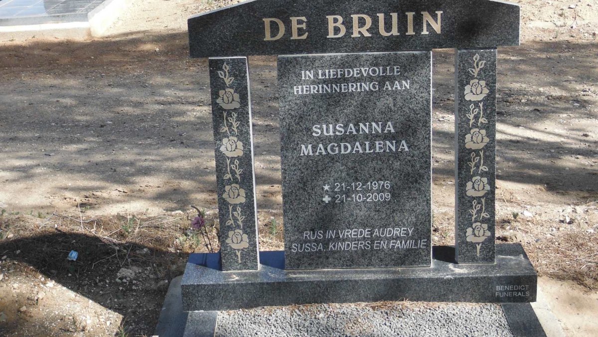 BRUIN Susanna Magdalena, de 1976-2009