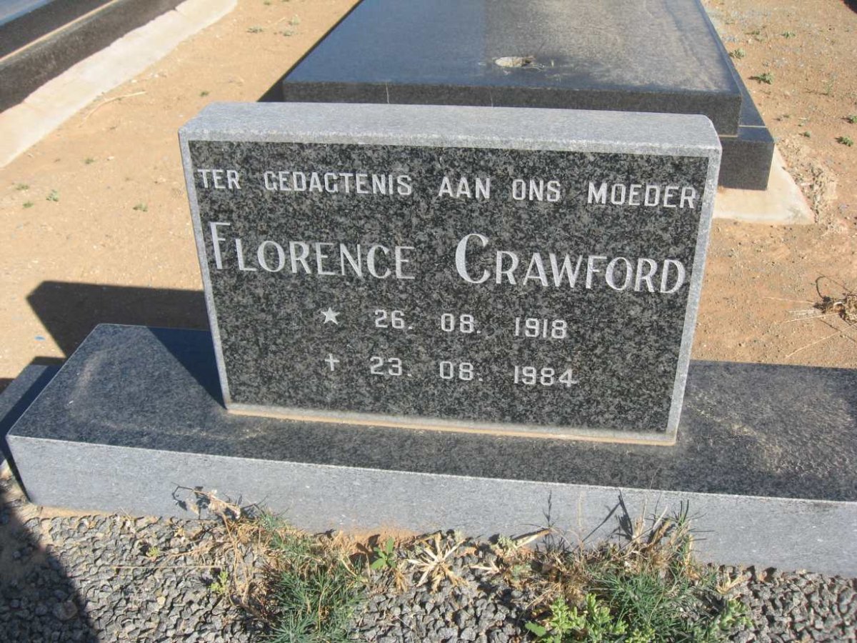 CRAWFORD Florence 1918-1984