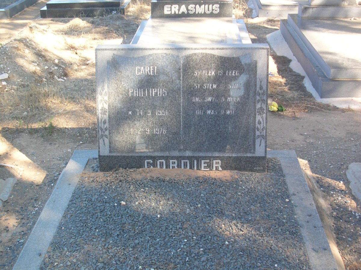 CORDIER Carel Phillipus 1951-1976