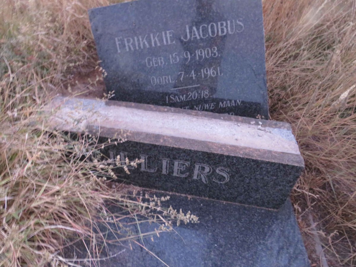 CILLIERS Frikkie Jacobus 1903-1961