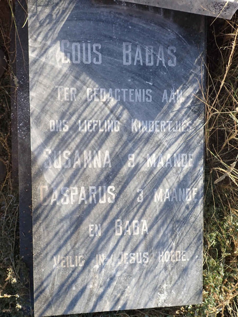 GOUS Susanna :: GOUS Casparus :: GOUS Baba
