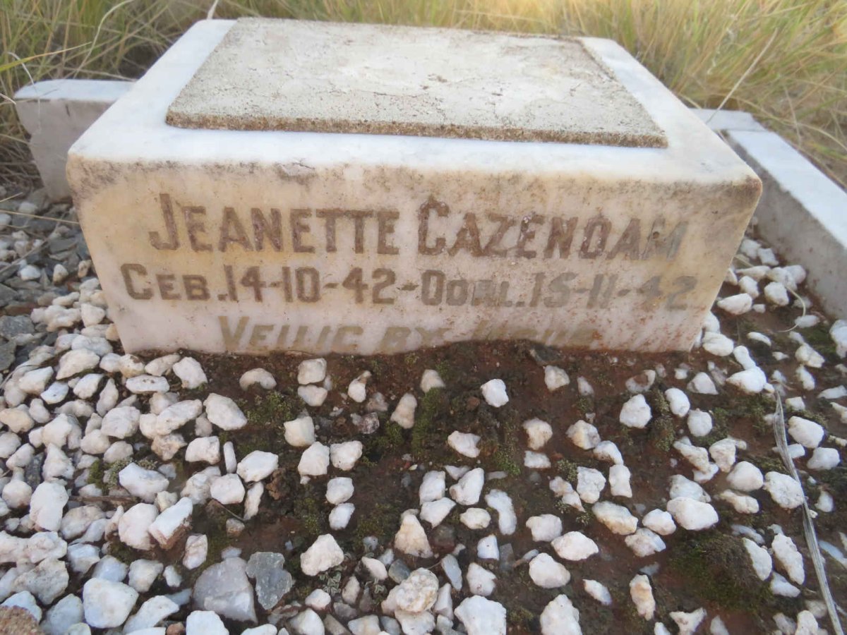 GAZENDAM Jeanette 1942-1942