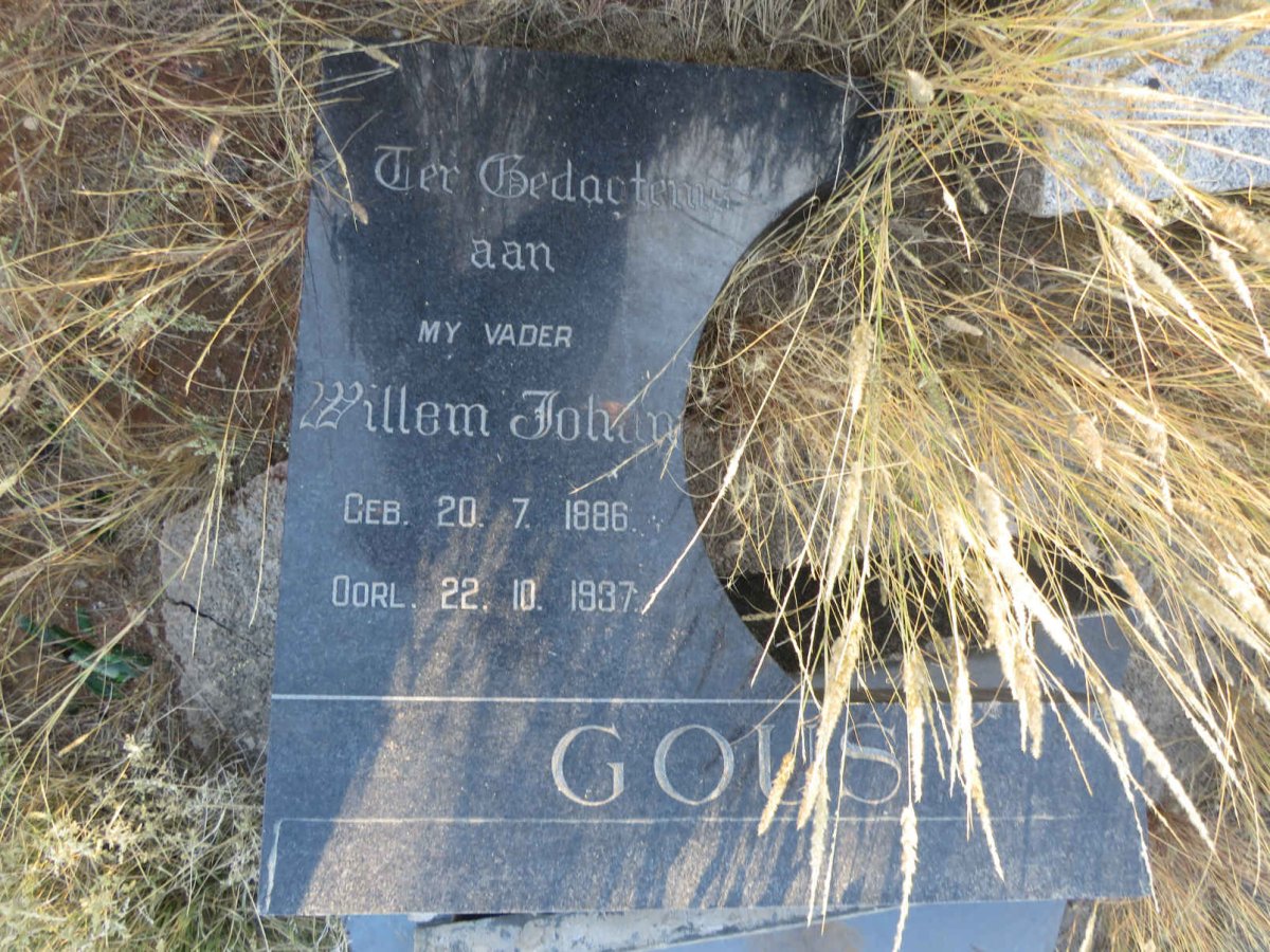 GOUS Willem Johan 1886-1937