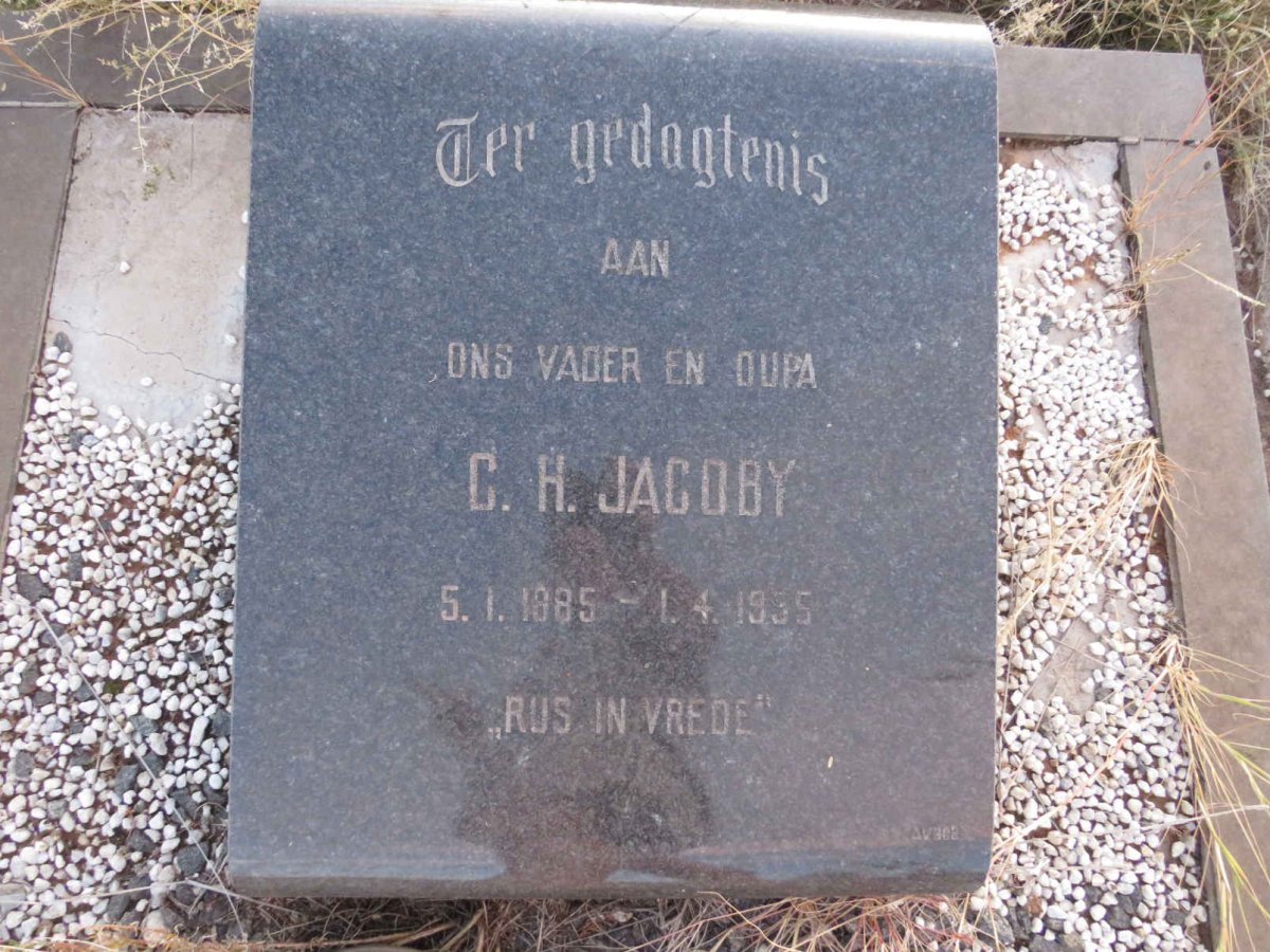 JACOBY C.H. 1885-1955