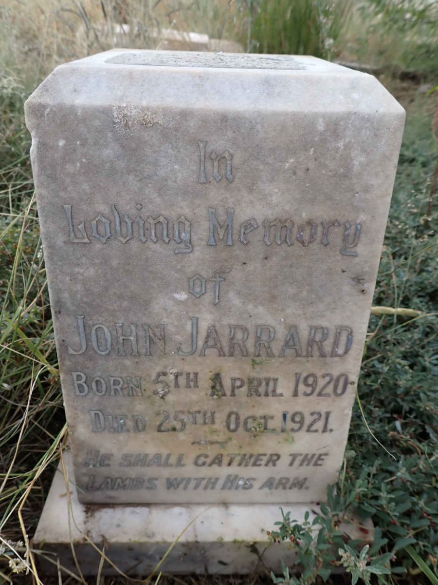 JARRARD John 1920-1921