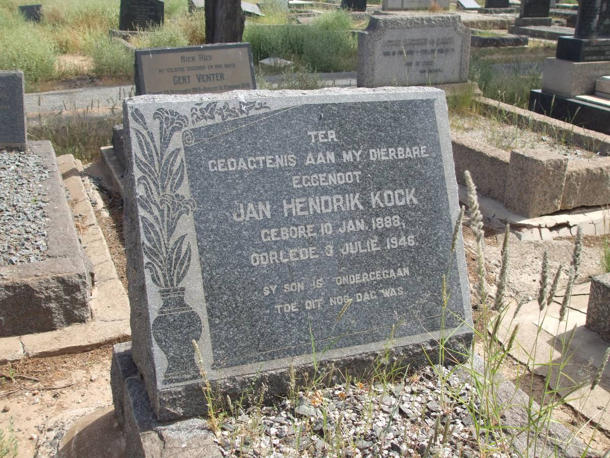 KOCK Jan Hendrik 1888-1946