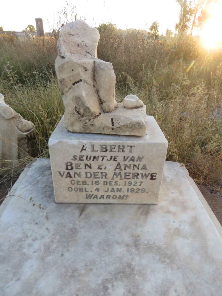 MERWE Albert, van der 1927-1929