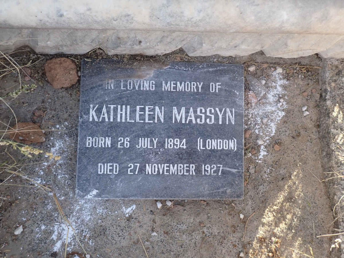 MASSYN Kathleen 1894-1927