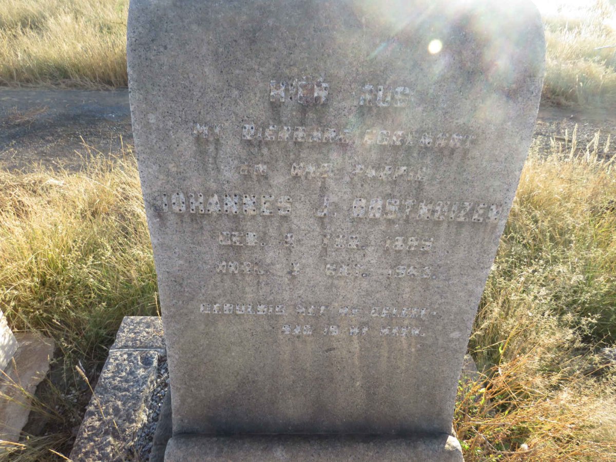 OOSTHUIZEN Johannes J. 189?-194?
