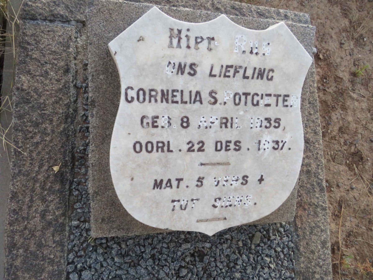 POTGIETER Cornelia S. 1935-1937