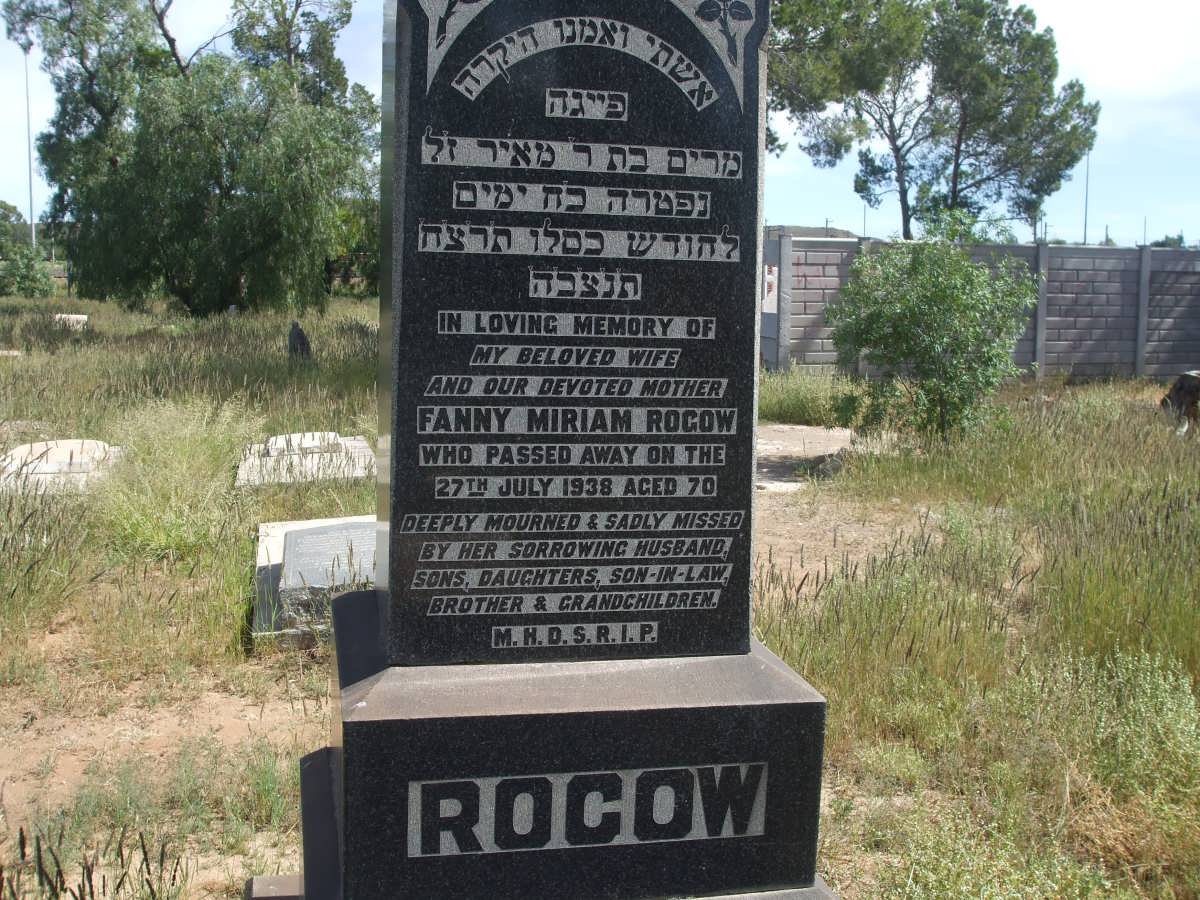 ROGOW Fanny Miriam -1938