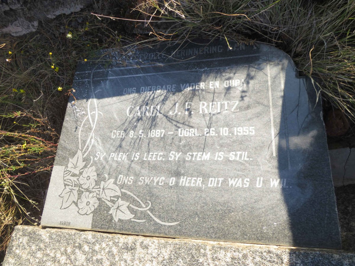 REITZ Carel J.F. 1887-1955