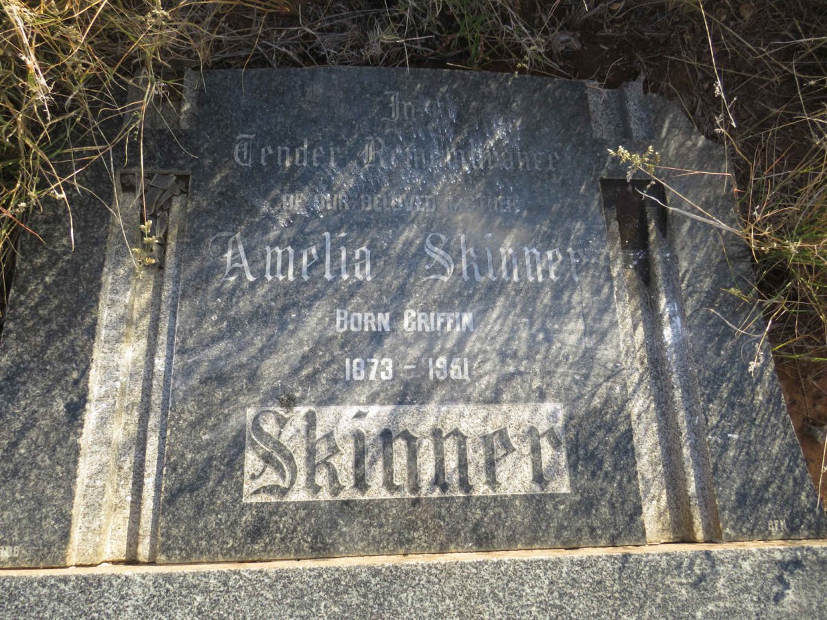 SKINNER Amelia nee GRIFFIN 1873-1951