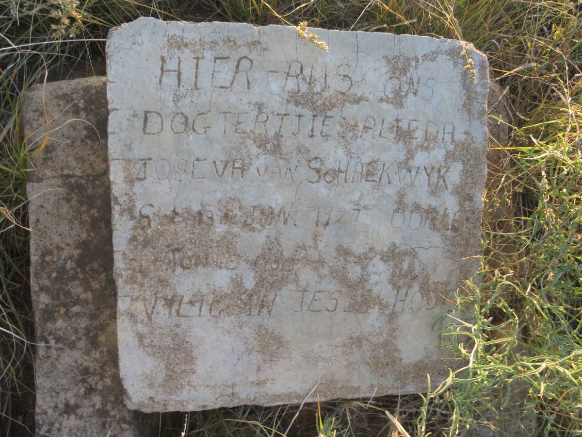 SCHALKWYK Alieda Joseva, van 1927-19??