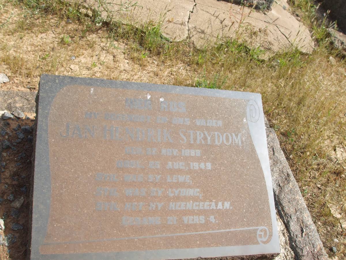 STRYDOM Jan Hendrik 1888-1949