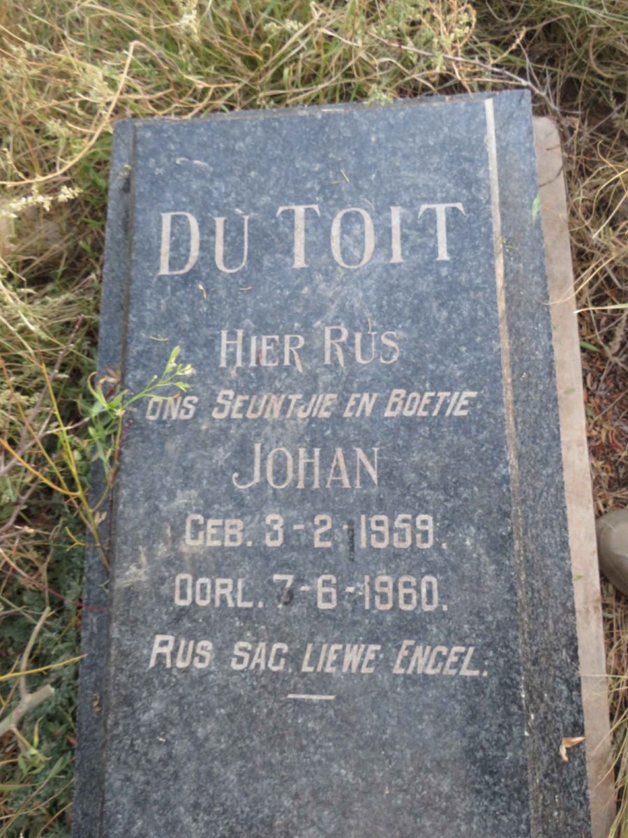 TOIT Johan, du 1959-1960